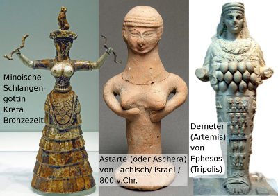 Antike-Goettinnen-Collage