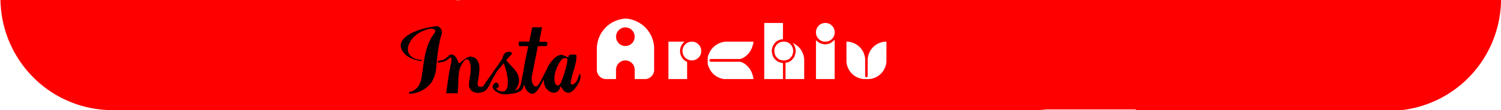 Schriftzug Archiv Insta