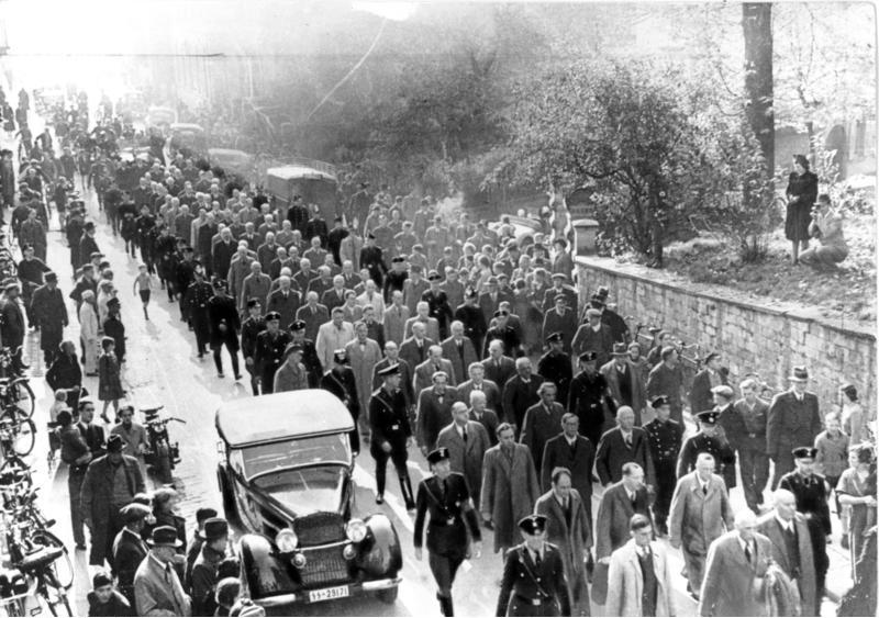 Baden-Baden, Festnahme von Juden in der Reichspogromnacht 1938